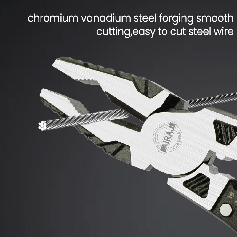 Multifunctional Universal Diagonal Pliers, Hardware Wire Cutters, Professional Electrician Tools, Anti Slip, Repair Tool