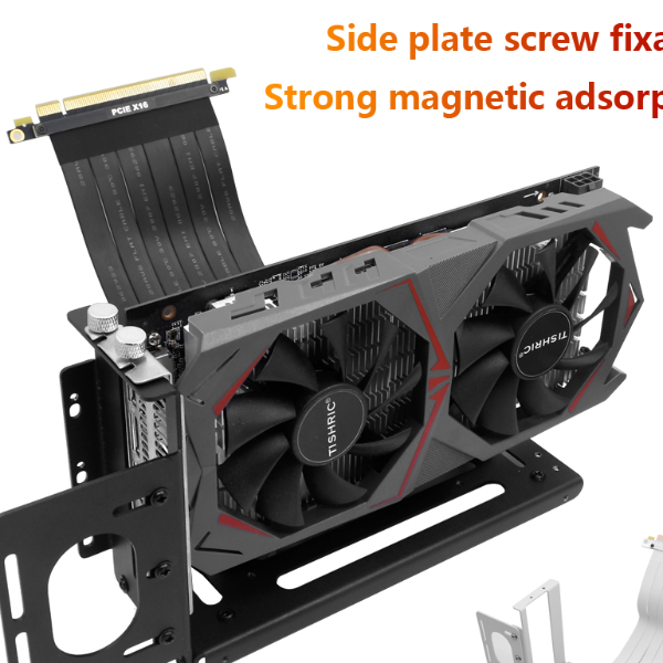 Aluminum Alloy Vertical GPU PC Video Card Stand, Graphics Card Bracket, Video Card Holder Support for ATX Computer Case