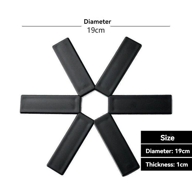 2024 Folding Heat-Insulation Pot Mat and Kitchen Coaster