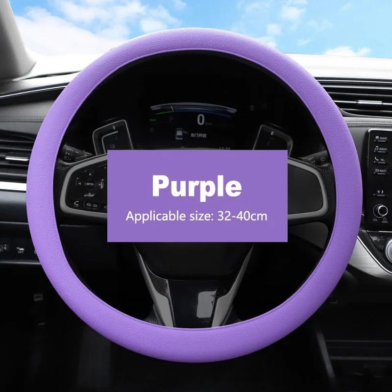 Universal Silicone Steering Wheel Cover Soft Elastic Grip