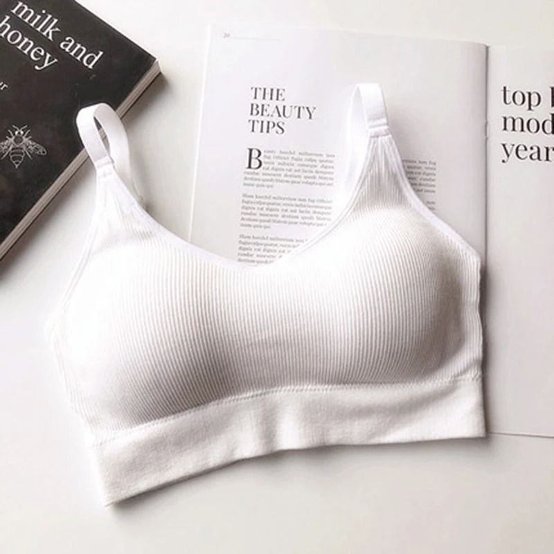 Seamless Athletic Crop Top Bralette
