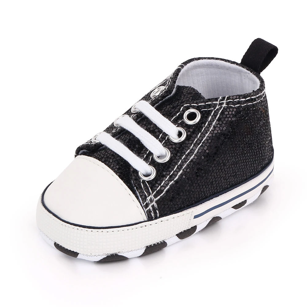Infant Toddler Baby Canvas Classic Sneakers, Newborn Print Star Sports Shoes, Anti-Slip Boys Girls First Walker Baby