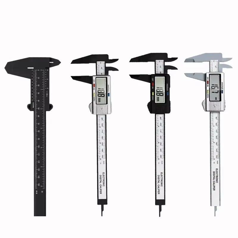 Plastic Vernier Caliper, Digital Display Caliper, Mini Text Play Caliper, Student Vernier Ruler, Measuring Tools