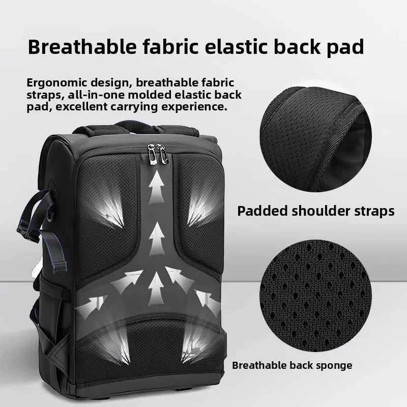 Large Capacity Camera Backpack Double Shoulder Travel Photography Bag