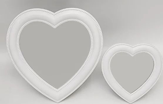 Elegant Heart-Shaped Silhouette Vanity Mirror