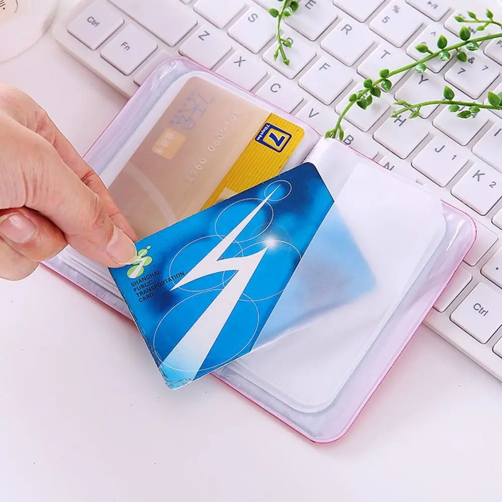 Elegant PVC Bow-Knot Card Holder