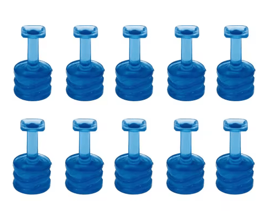 Car Dent Glue Pulling Tabs Set 10PCS Paintless Dent Repair Puller Tabs 7 to 12.9mm