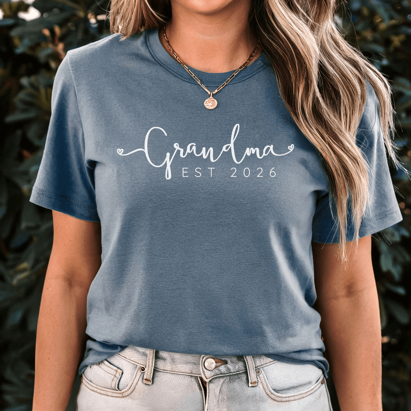 Grandma Est 2026 Shirt Custom Year Personalized Grandma Gift Tee