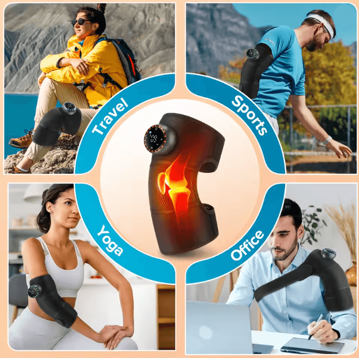 ThermaFlex 3 in 1 Cordless Heating Knee Shoulder Elbow Massager