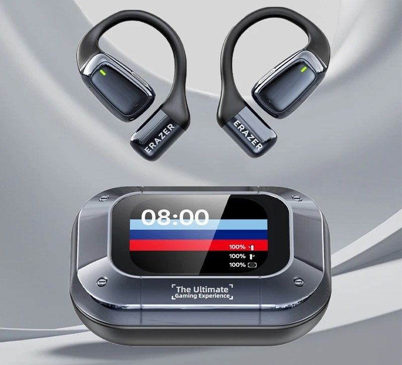 Bluetooth 5.4 Wireless Translation Earphones with LED Display