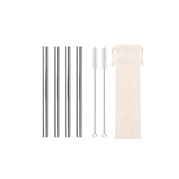 Eco-friendly Metal Boba Straw with Case & Brush