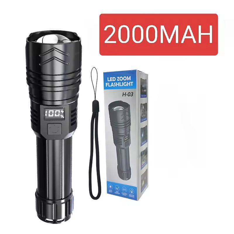 UltraBeam Pro 1,000,000 LM High Power LED Flashlight – USB Rechargeable for Camping, Emergency & Outdoor Use