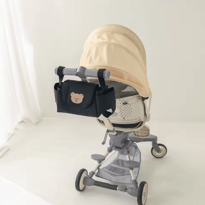 Universal Baby Stroller Organizer Bag with Cup Holders & Smart Storage