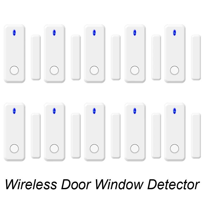 Universal Wireless Door & Window Sensor - Instant Entry Detection for Smart Security