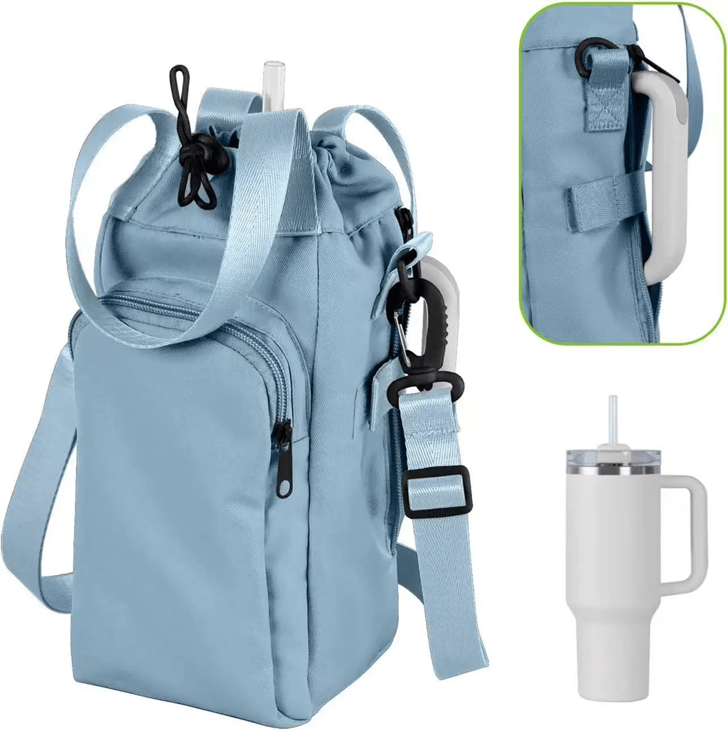 TrailGuard Waterproof Insulated Water Bottle Pouch with Adjustable Strap
