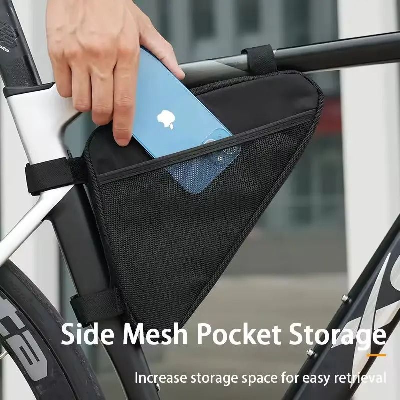 Large Capacity Bike Frame Triangle Bag for Cycling Storage