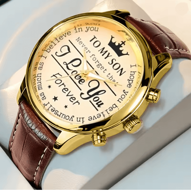 Classic Business Quartz Watch Crown Dial Mesh Strap