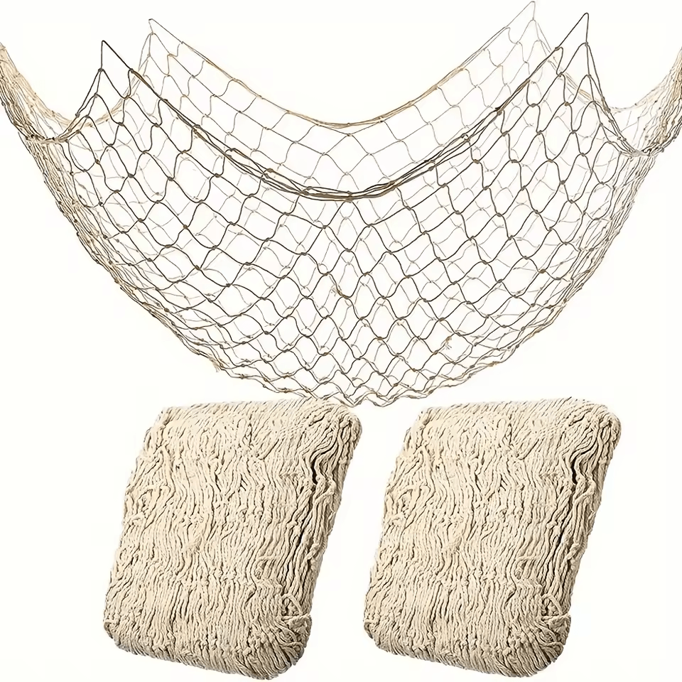 Mediterranean Naval Fishing Net | Hawaiian Ocean Theme Wall Hanging Decor