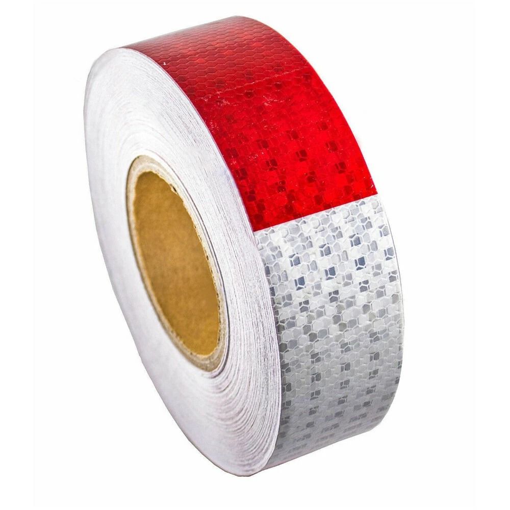 DOT-C2 Approved Reflective Tape, Red & White Conspicuity Tape 2