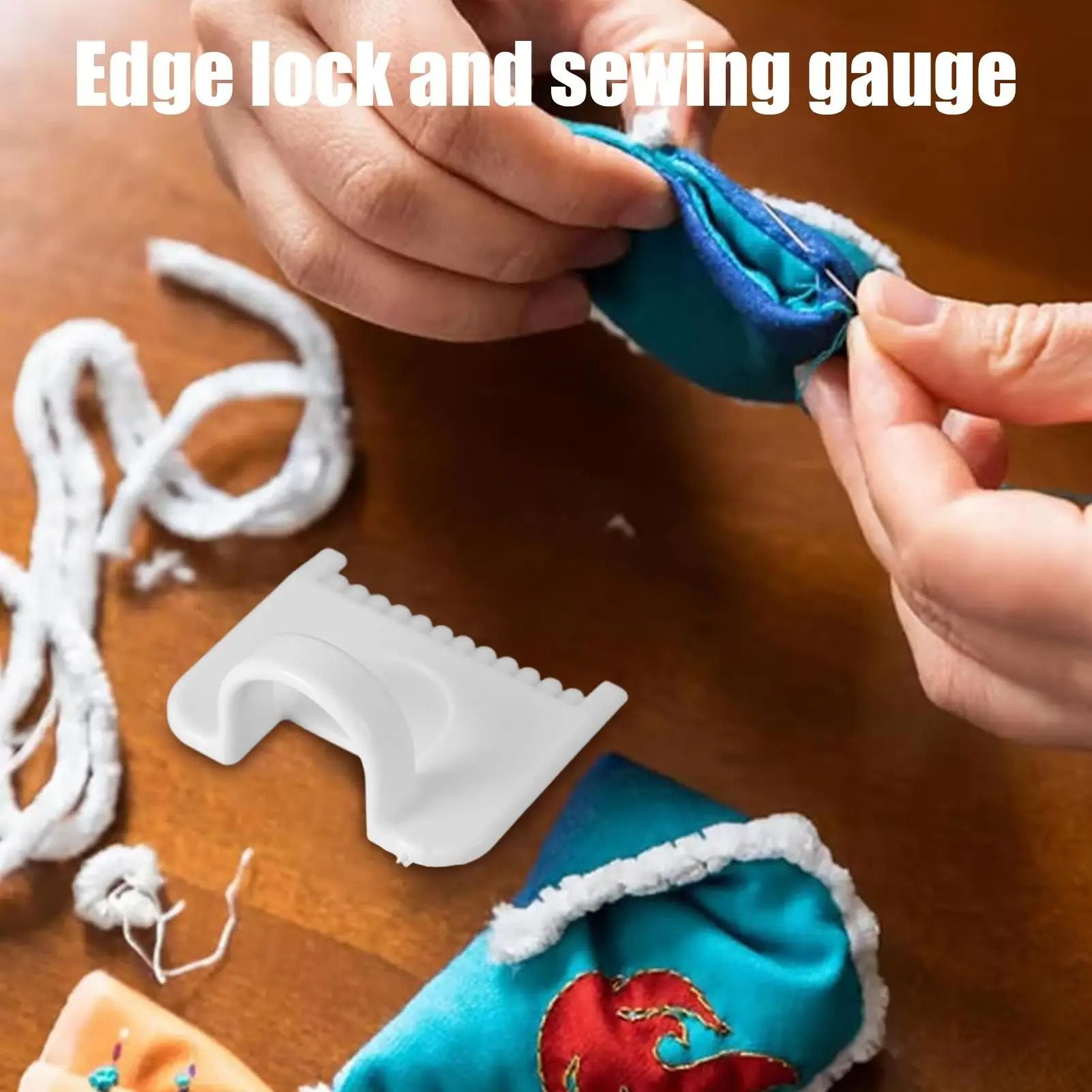 Magnetic Sewing Seam Guide and Gauge Tool