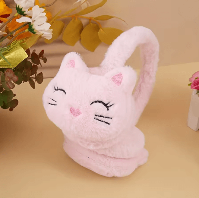 CozyCat Plush Earmuffs Winter Warm Ear Protection