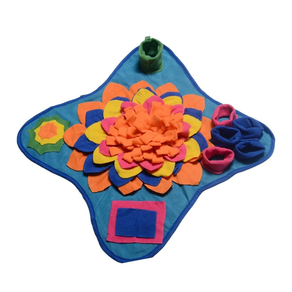 Interactive Dog Snuffle Mat and Puzzle Feeder