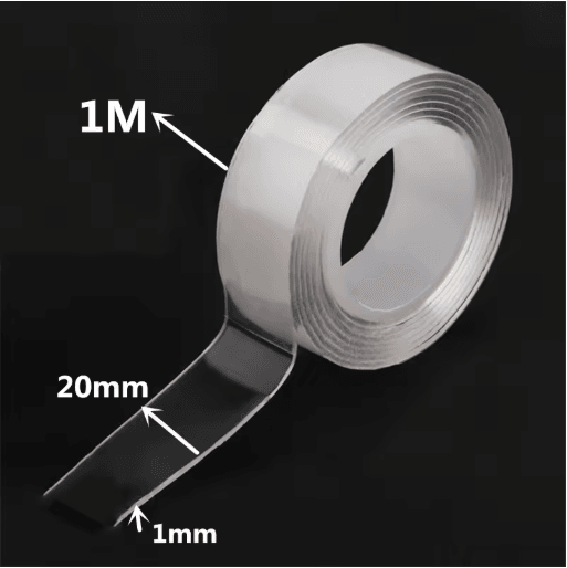 Reusable Nano Tape Double Sided Adhesive 1 to 5M Transparent Waterproof and Cleanable Mounting Tape