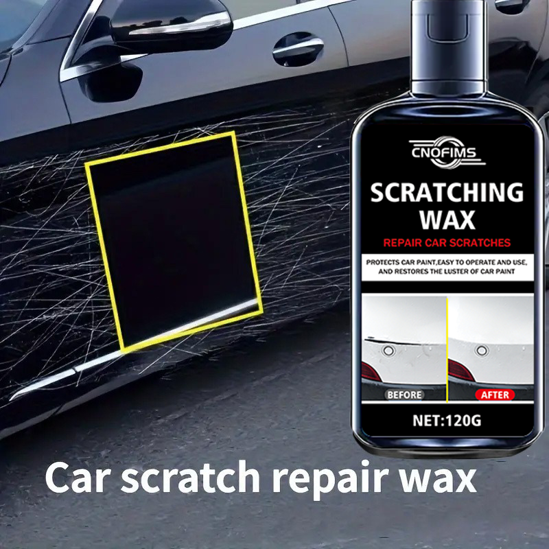 Nano Car Scratch Remover Wax for Light Scratches Swirls and Paint Shine Protection