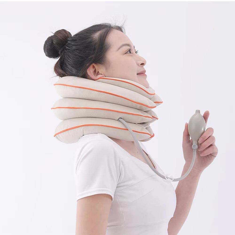 Inflatable Cervical Neck Traction Device – Adjustable Neck Stretcher for Pain Relief & Posture Correction