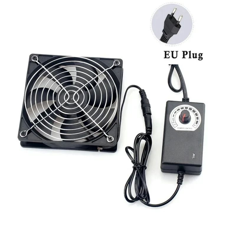 High Speed Exhaust Fan 4.72 Inch with Adjustable Controller