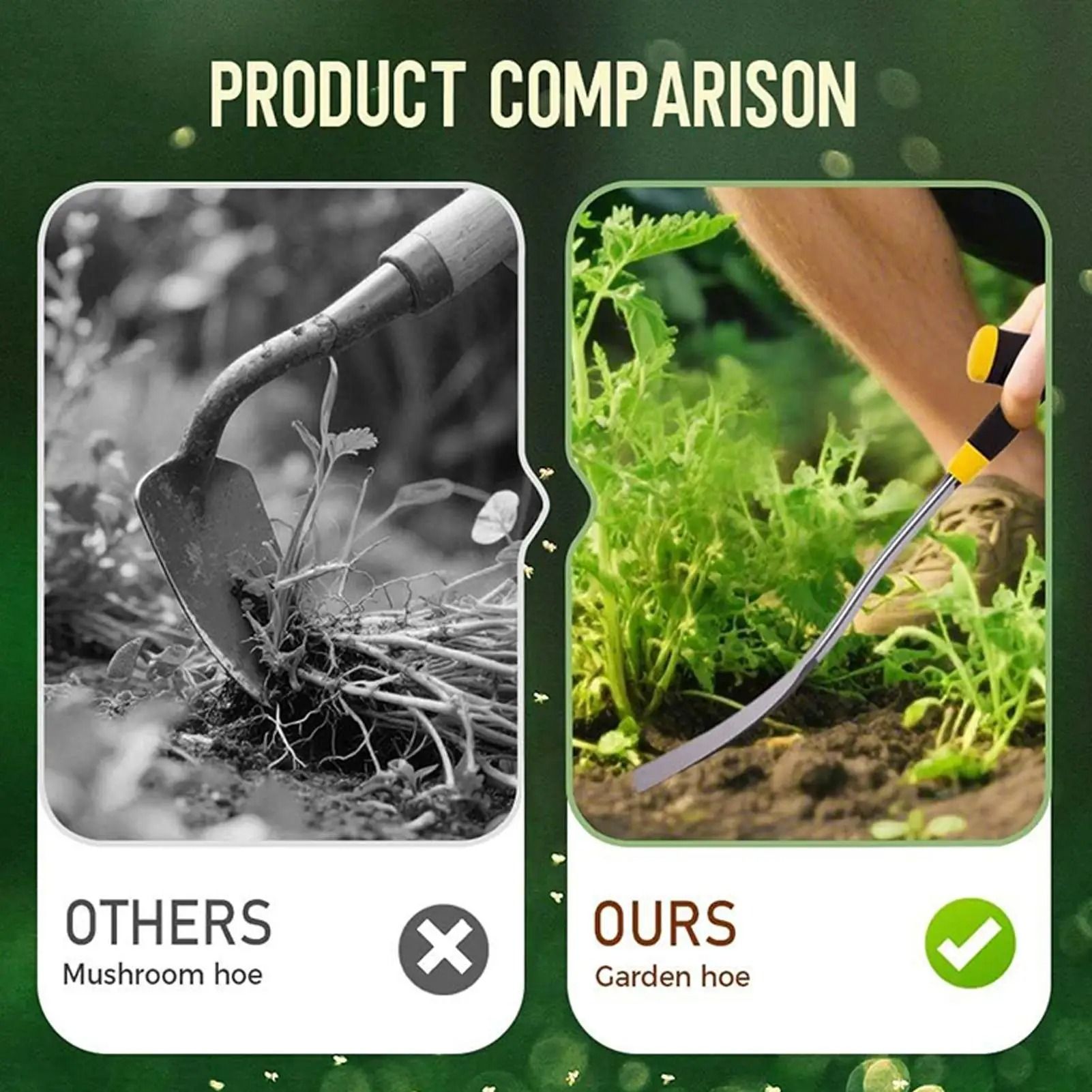Manual Grass Puller Tool with Handle