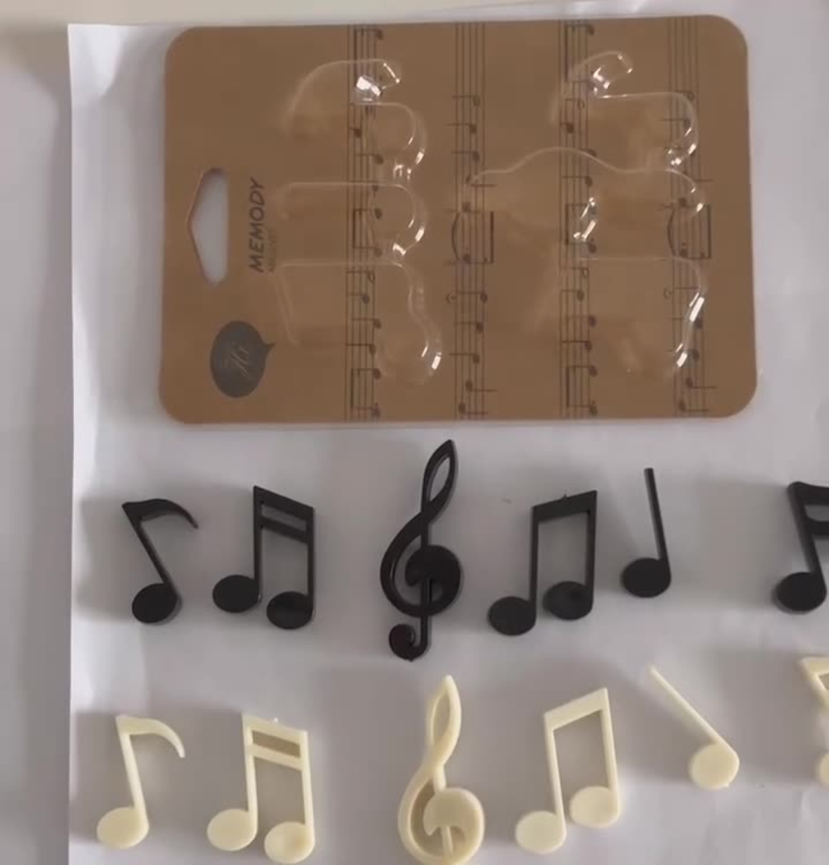 Music Note Refrigerator Sticker, Creative Piano Score Magnet Sticker
