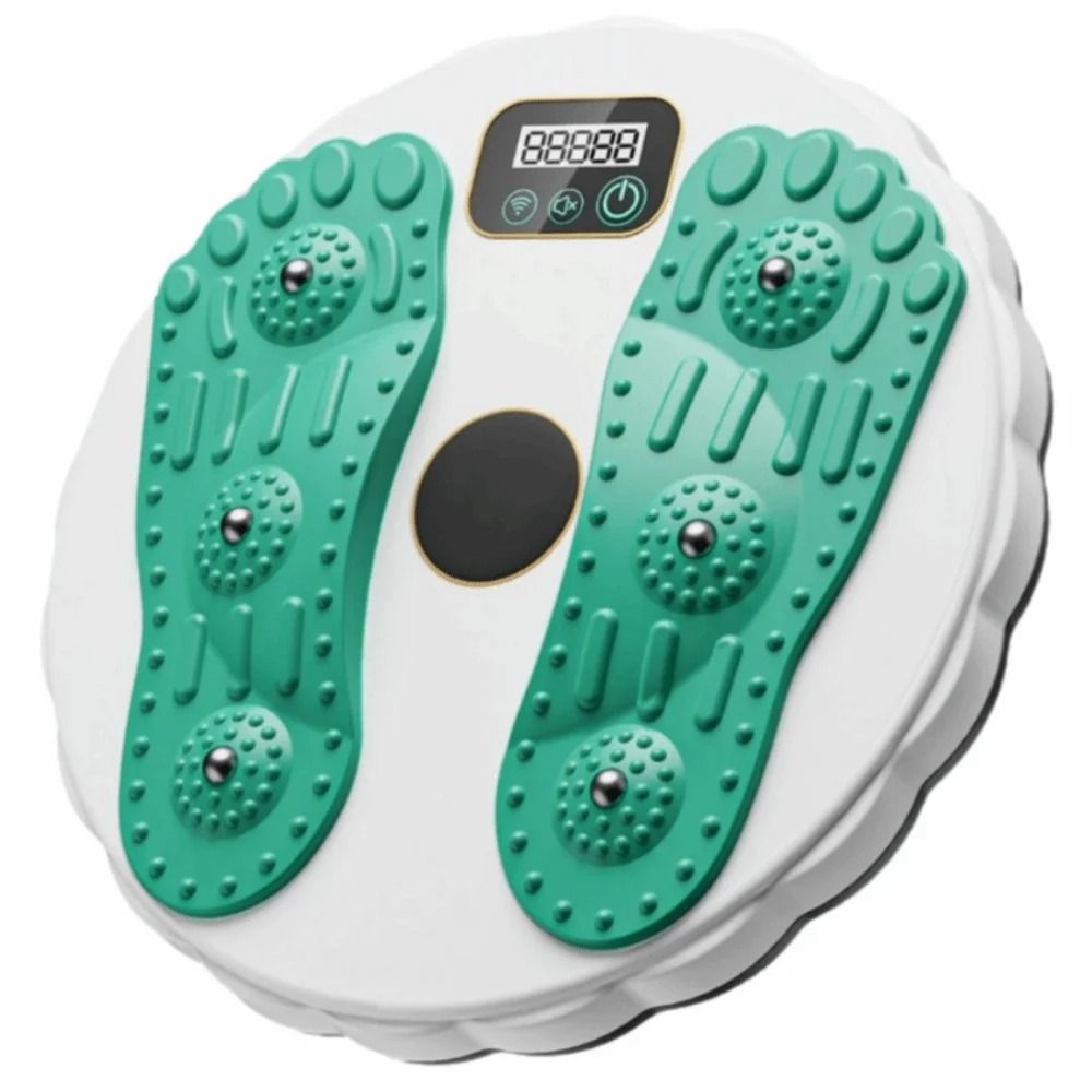 Electronic LCD Twisting Waist Disc with Foot Massage