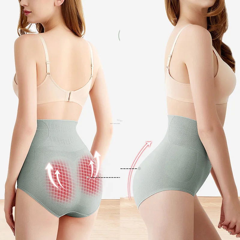 High Waist Panties Women's Underwear Seamless Hips Body Shapers Briefs Waist Trainer Postpartum Tummy Shapewear abdomen