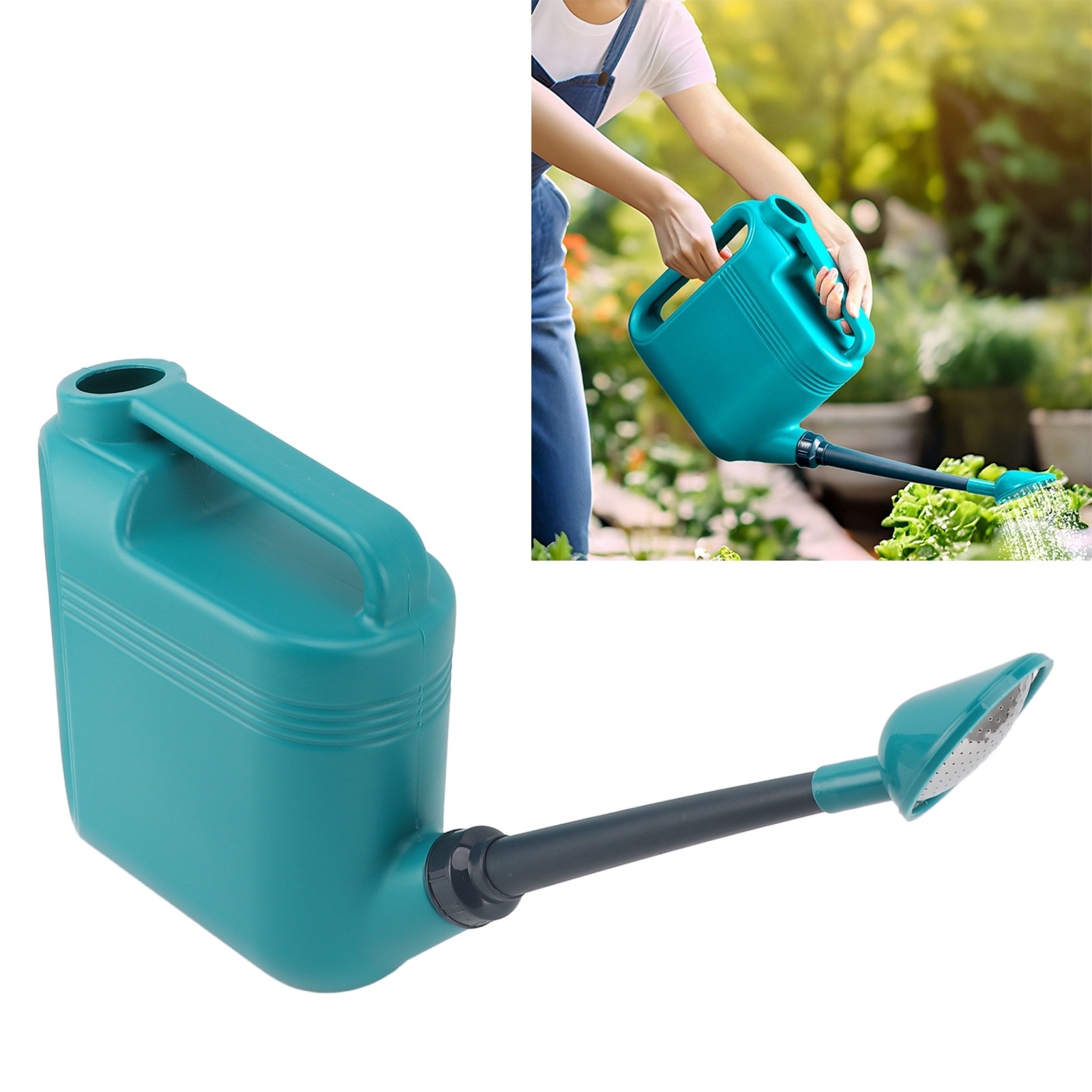 Premium Watering Can with Long Spout for Even Watering of Flowers Vegetables & Gardens