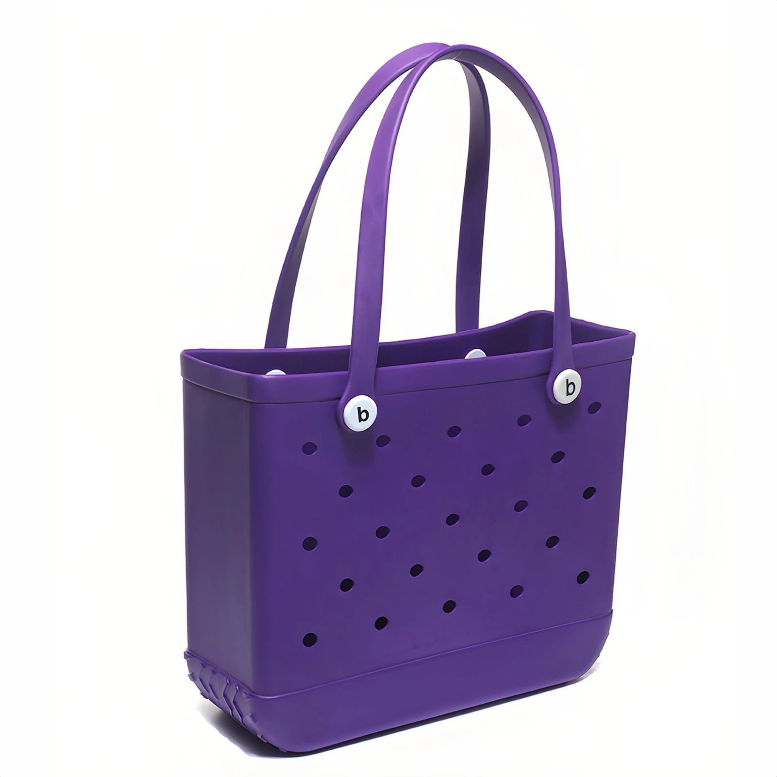 Lightweight Beach Grid Tote Bag