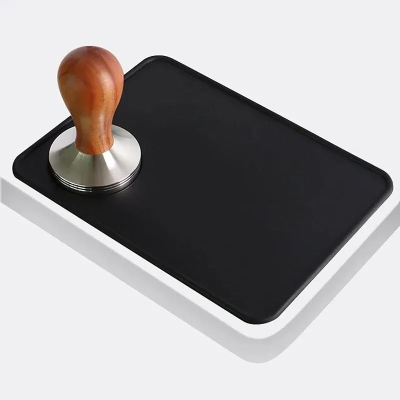Anti-Skid Espresso Coffee Tamper Mat Silicone Corner Pad