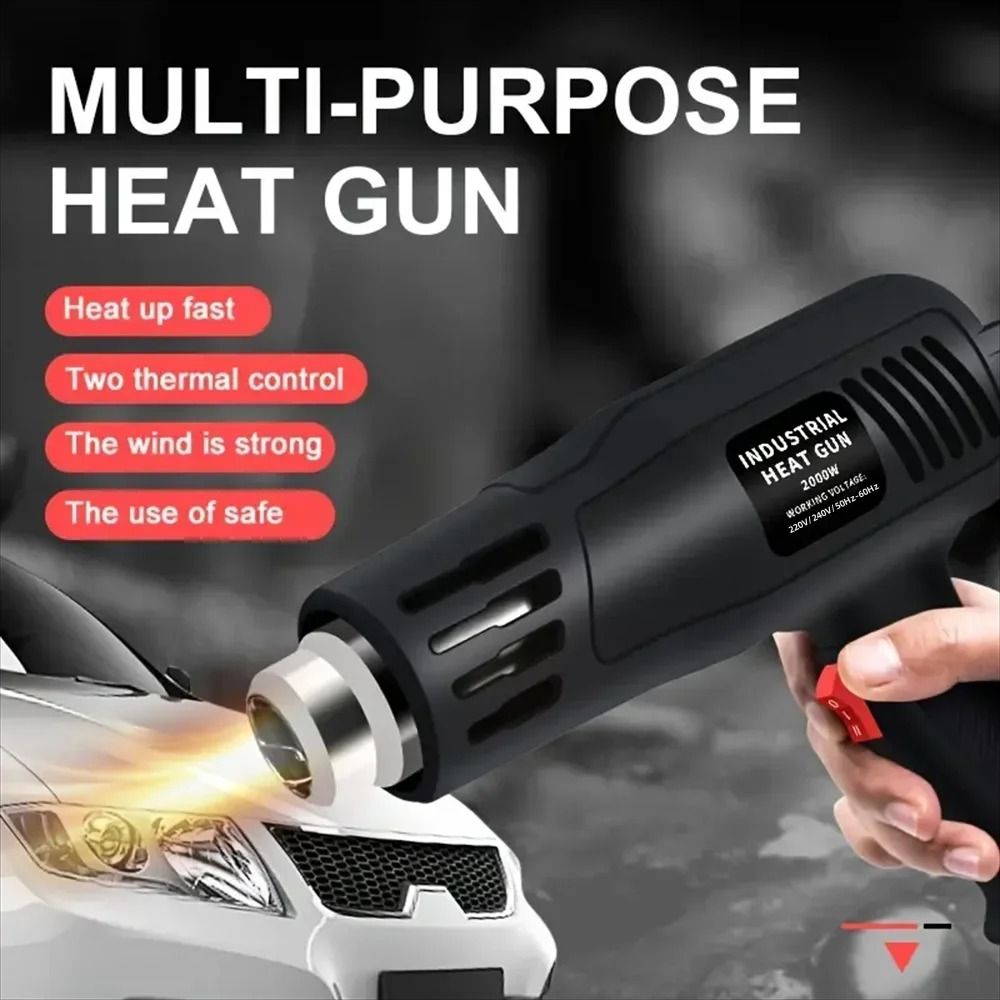 2000W High Power Hot Air Heat Gun with Adjustable Temperature