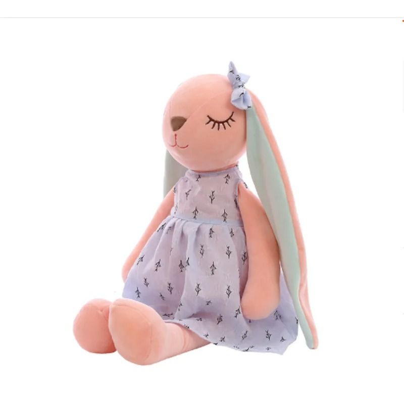 13.78in Soothing Rabbit Sleeping Plush Doll
