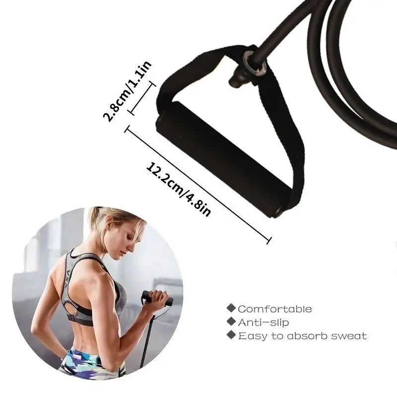 PowerFlex Resistance Bands with Handles – Home Workout Strength Training Set