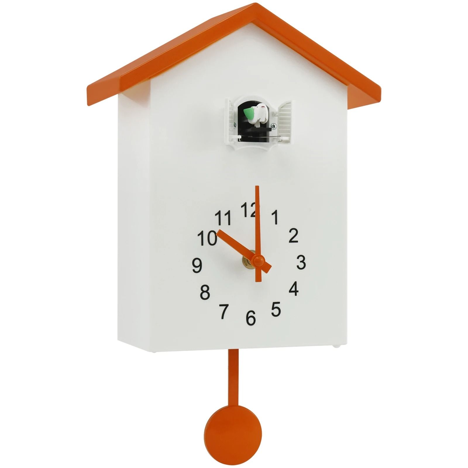 Creative Cuckoo Wall Clock with Bird Sound and Silent Movement