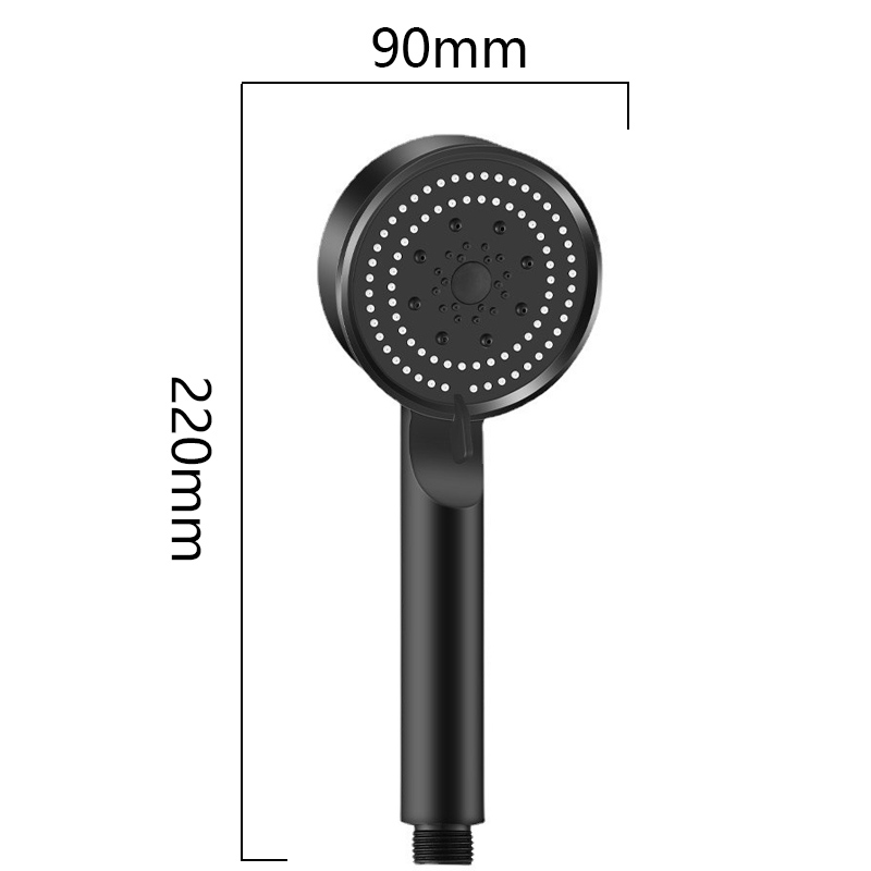 Adjustable High Pressure Shower Head with Hose, Water Saving One-Key Stop Spray Nozzle, Bathroom Shower