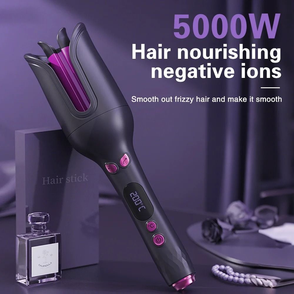 Automatic Rotary Curling Iron with 32mm Barrel and Negative Ion Technology