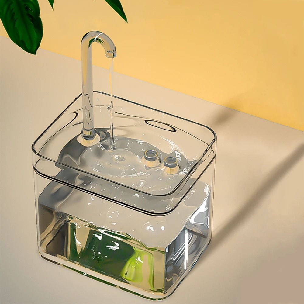 Automatic Ultra-Quiet Transparent Pet Water Fountain
