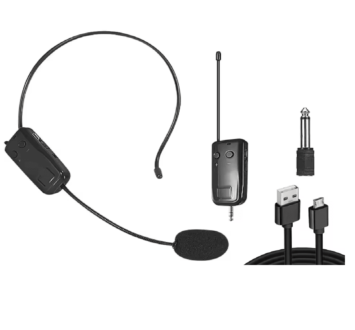 ClearVoice 2.4G Wireless Headset Microphone Set