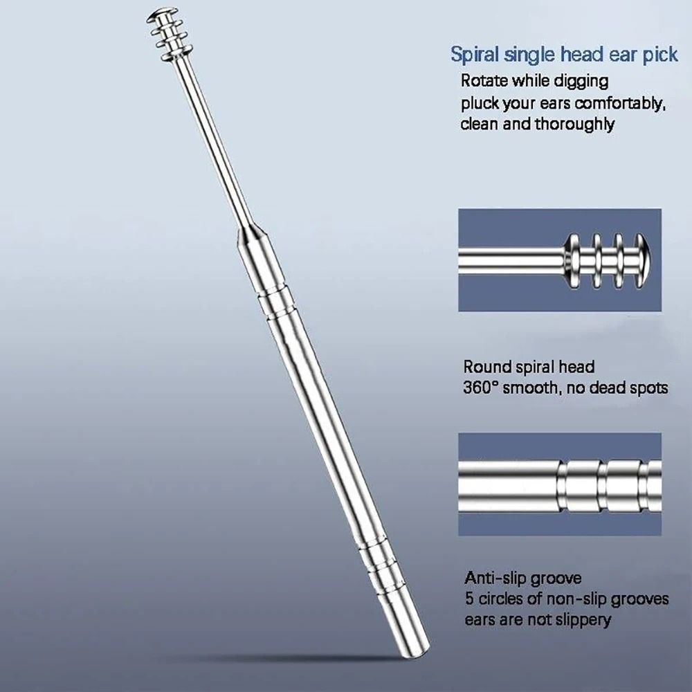 6-Piece Precision Ear Care Set | Advanced Stainless Steel Earwax Removal Kit