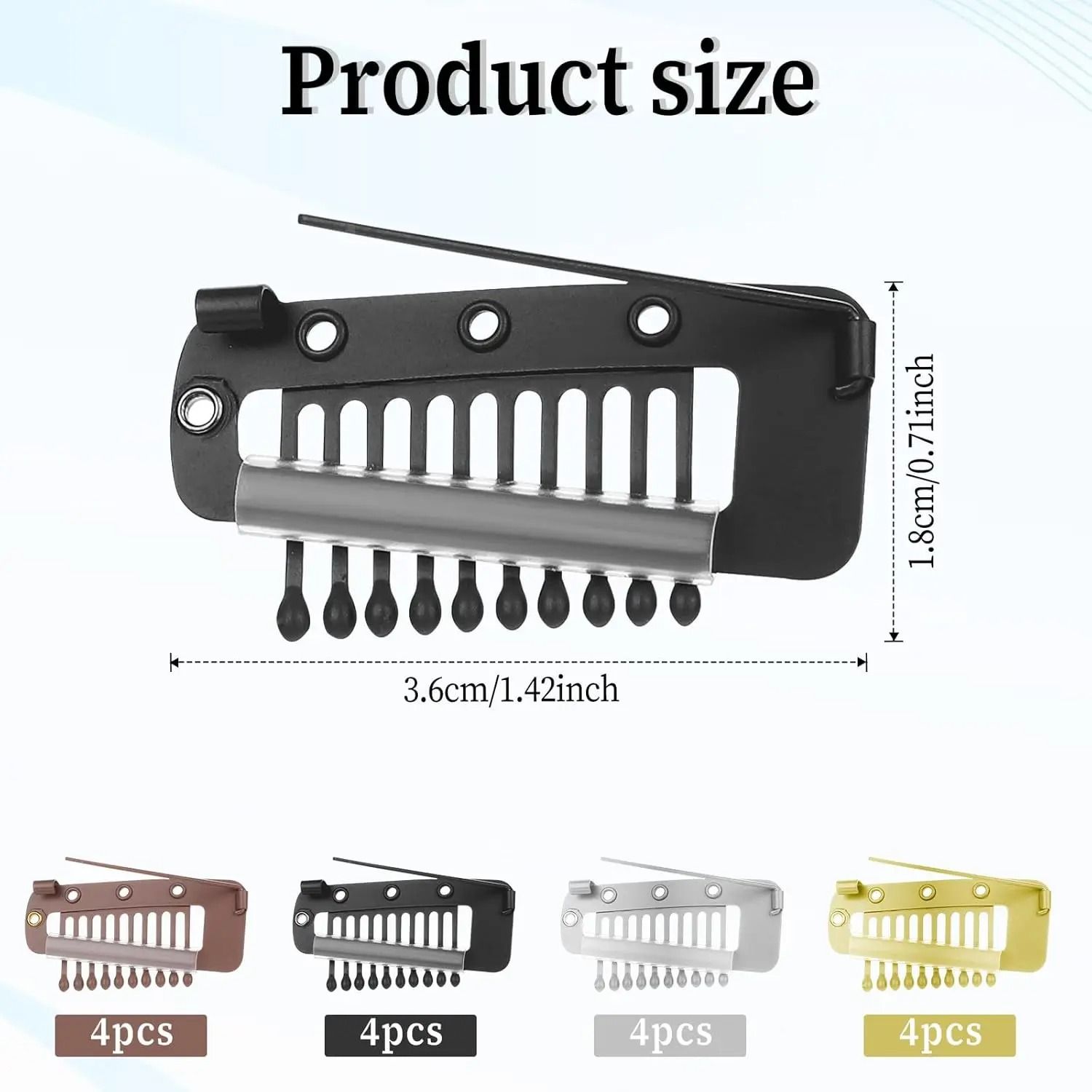 Clip In Hair Extension Wig Clips Pack Options Available