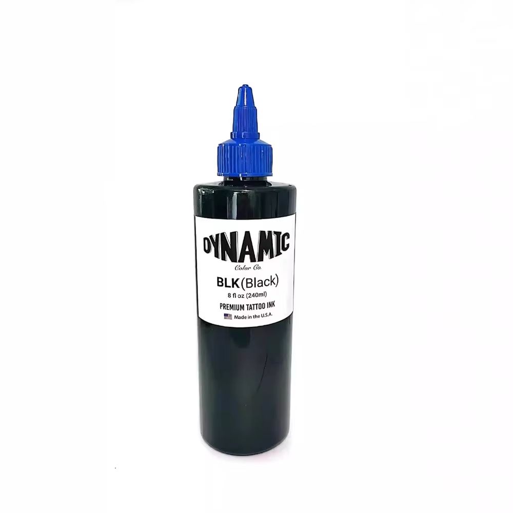 Triple-Black 240 ml High-Pigment Tattoo Ink – Ultimate 8 oz Dark Body Art Pigment