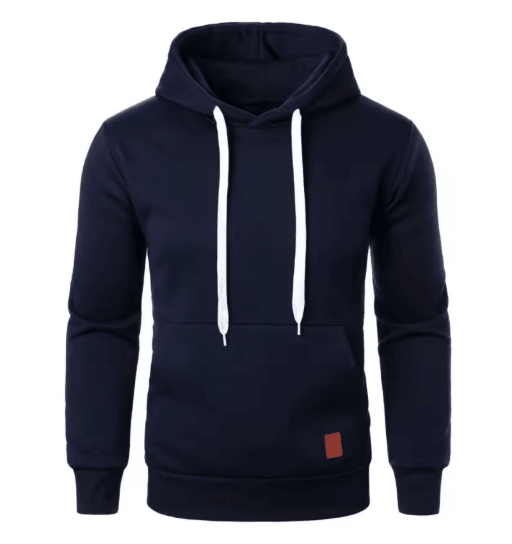 Mens Lightweight Hoodie Casual Pullover Drawstring Hooded Streetwear Sweatshirt