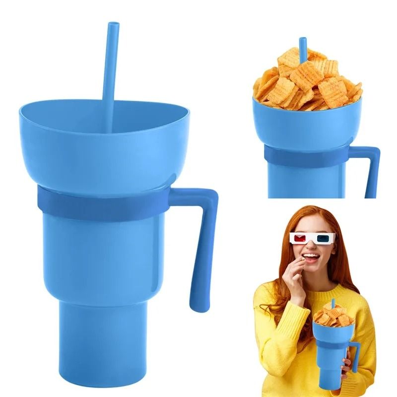 2-In-1 Stadium Tumbler & Snack Cup